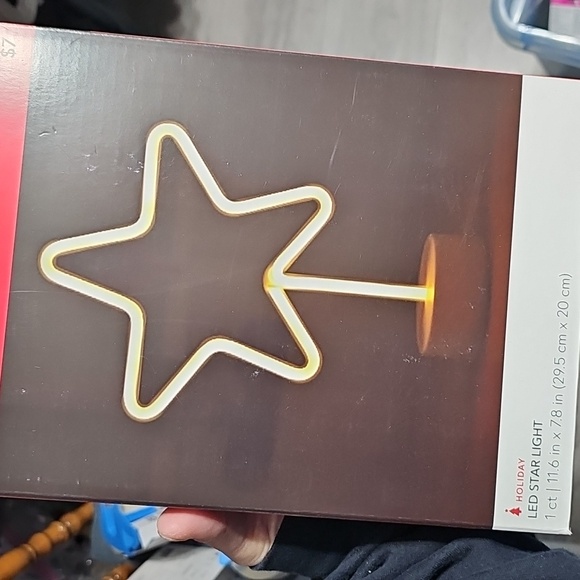Nwt led table top star light - Picture 2 of 2
